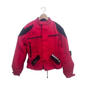 Codura Men's Reissa Motorcycle Racing Jacket, Size 38, Red and Black